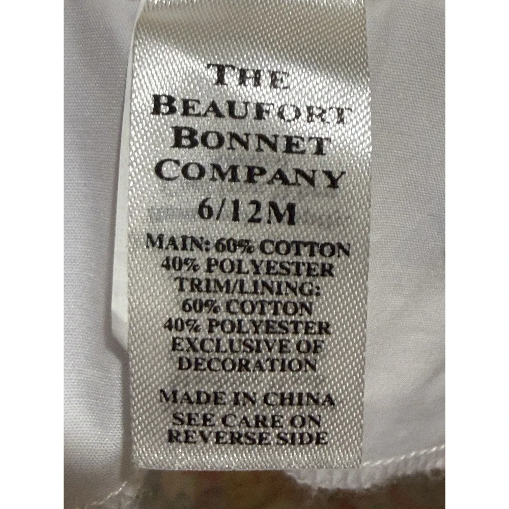 The Beaufort Bonnet Company Bitsy Bubble Meadow Romper 6-12 Month Baby Girl TBBC